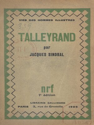 cover image of Talleyrand